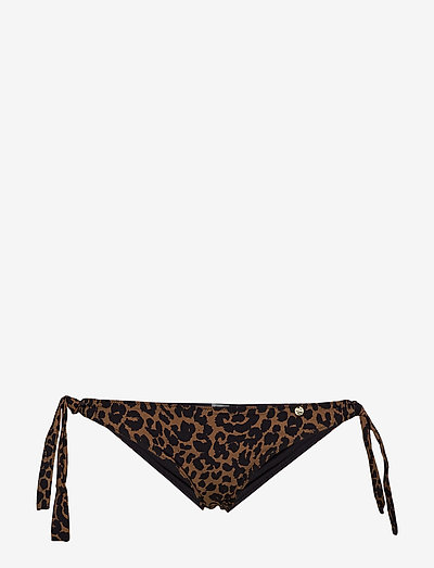 Zoey - side tie bikinier - leopard