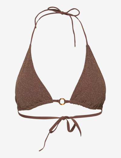 Jolly - bikinis med trekantform - dark brown