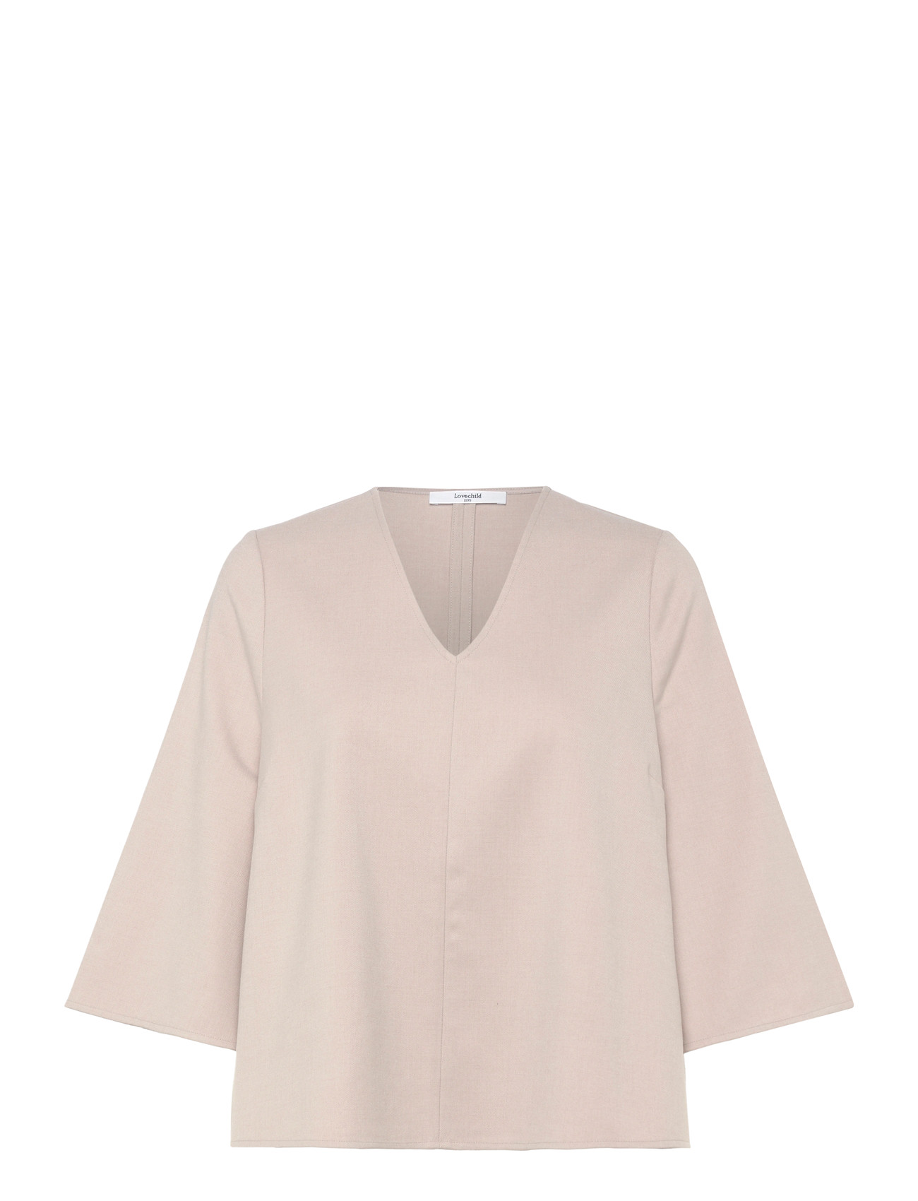 Lovechild 1979 Maren Blouse, 38, Beige, Bluser > Kortærmede, Dame