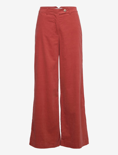 Harper Pants - brede jeans - berry