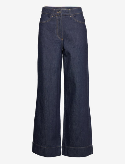 Harvey Pants - brede jeans - dark denim