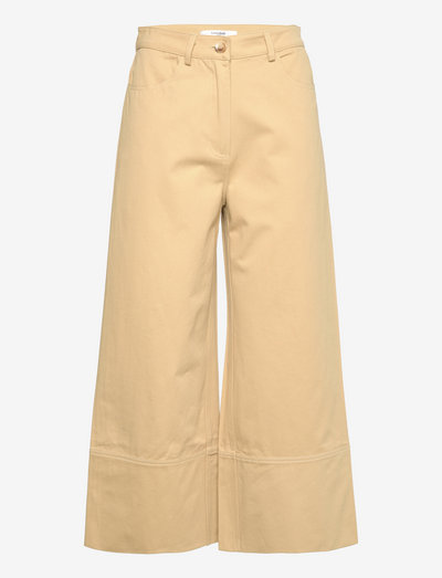 Nasila Pants - bukser med brede ben - sand
