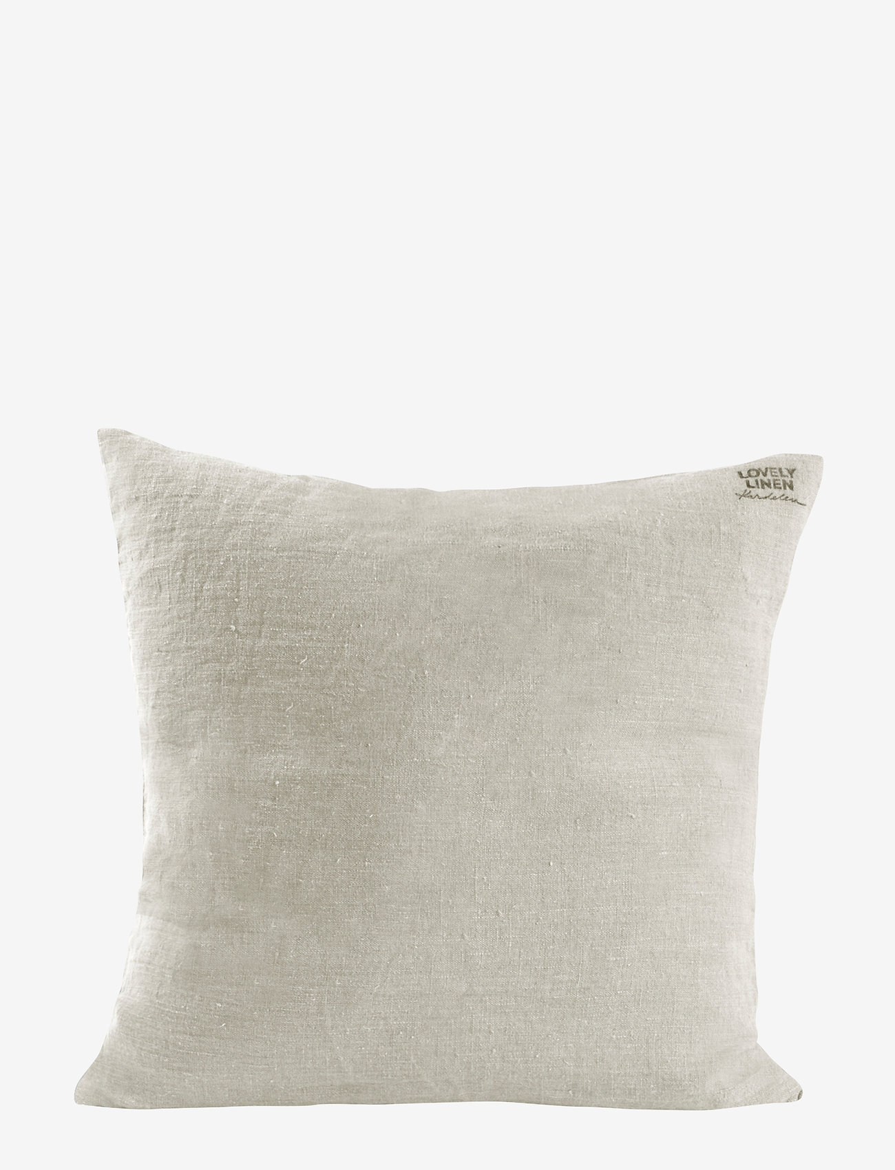 Lovely Linen - LOVELY CUSHION COVER - poszewki na poduszki - light grey - 0