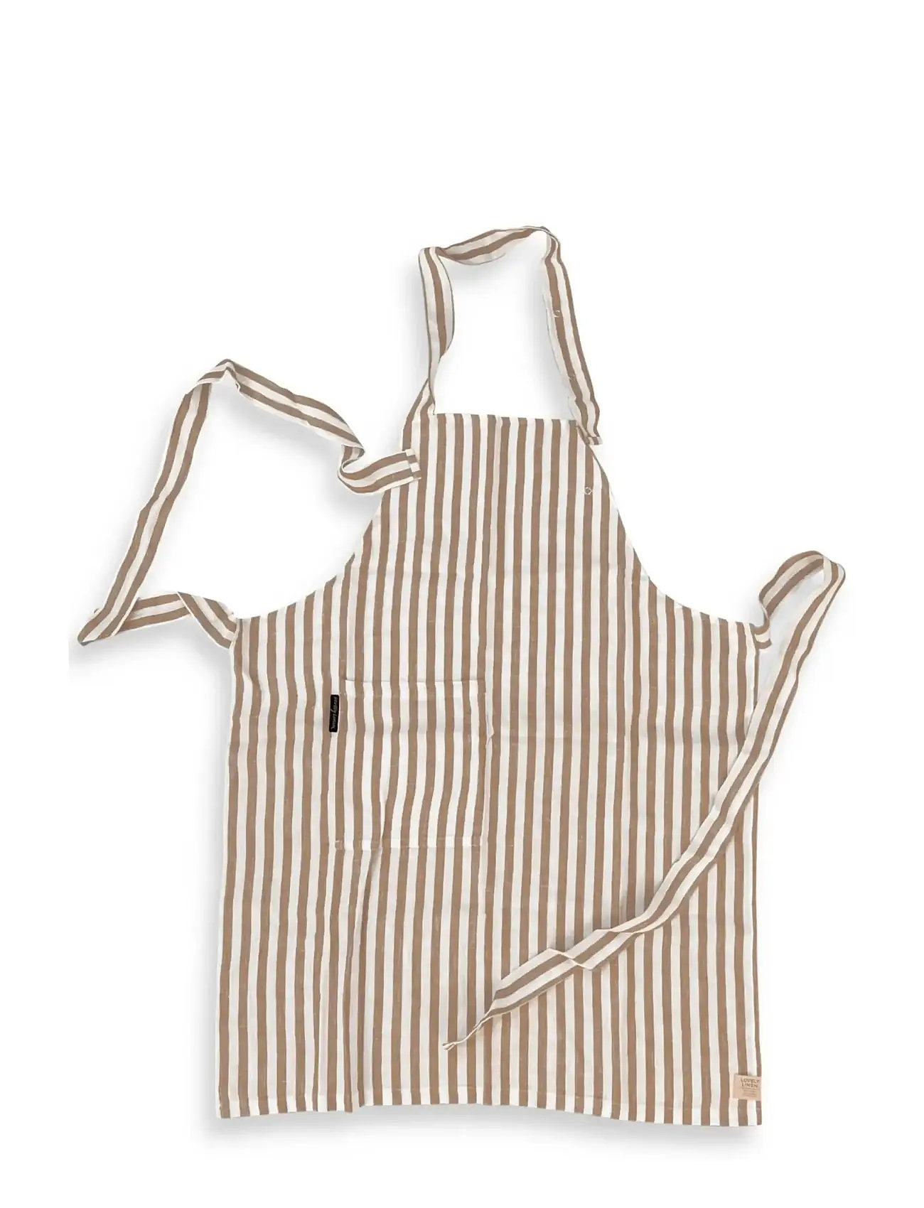 Lovely Linen Misty Apron, One Size, Beige, Køkkentekstiler > Forklæder, Unisex