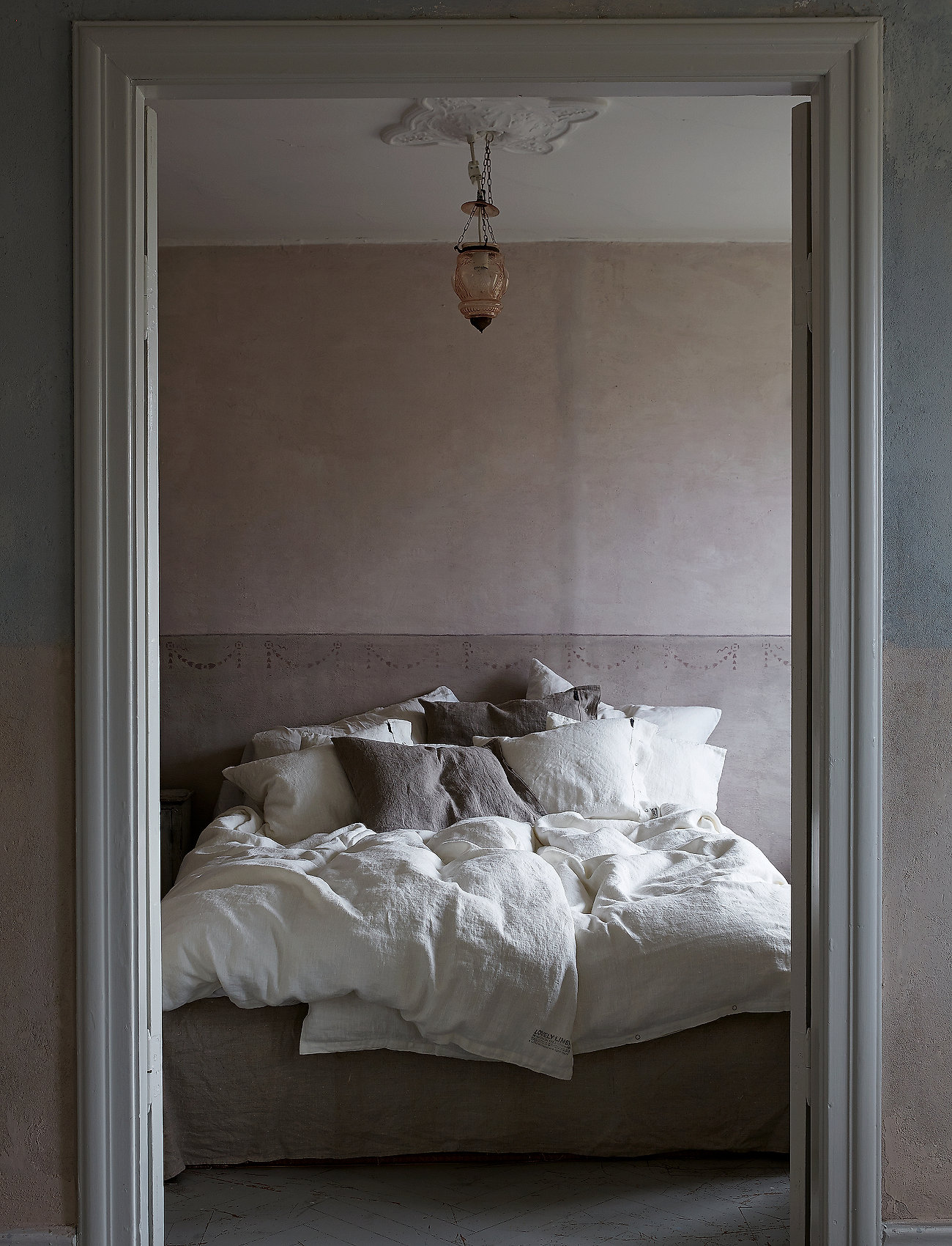 Lovely Linen Lovely Duvet Cover, 240X220 cm, White, Sengetekstiler > Dynebetræk, Unisex