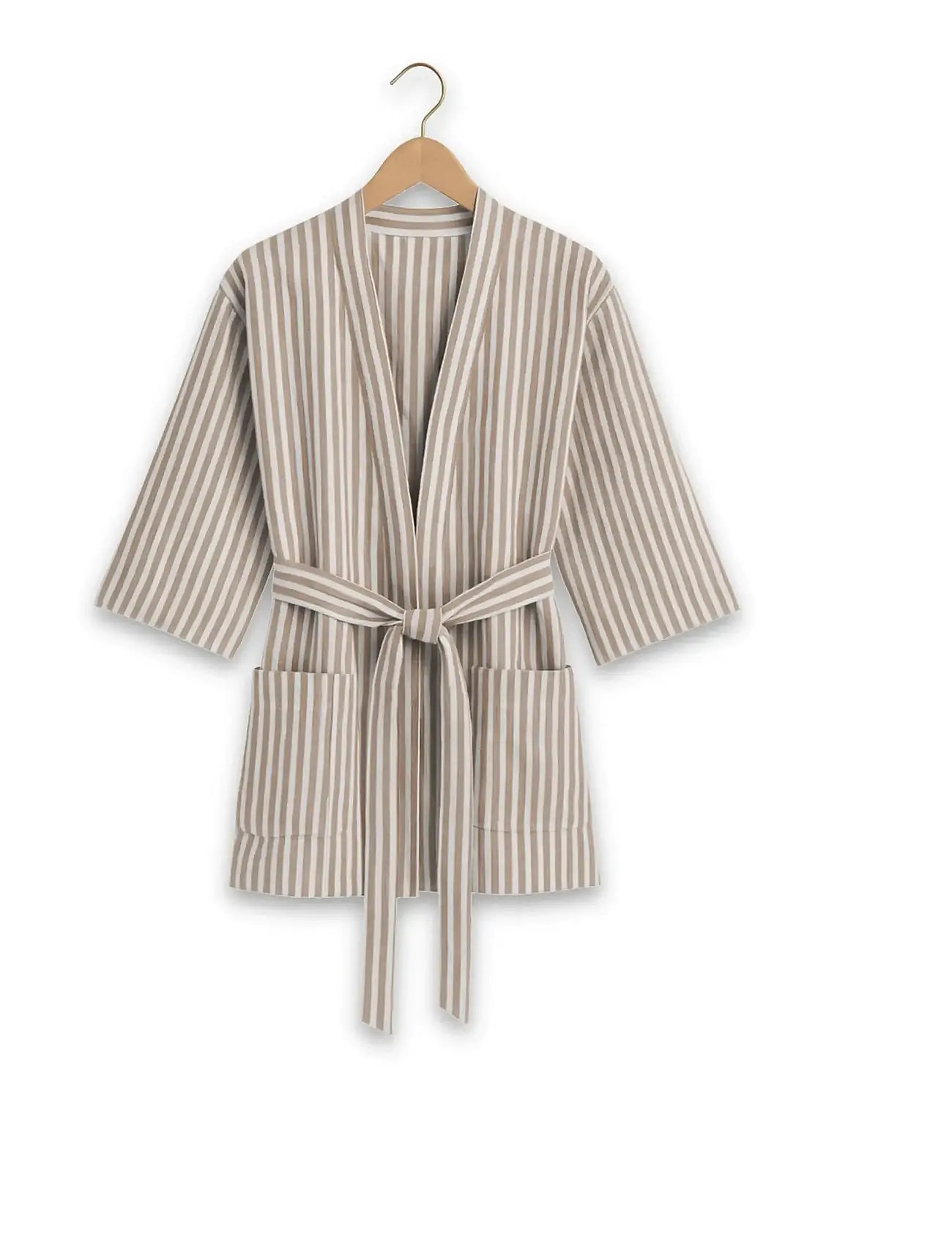 Lovely Linen Misty Kimono, M, Beige, Undertøj > Kimonos, Dame