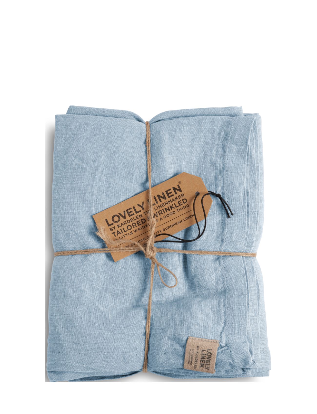 Lovely Linen Misty Table Runner, 45X150 cm, Blue, Køkkentekstiler > Duge Og Bordløbere, Unisex