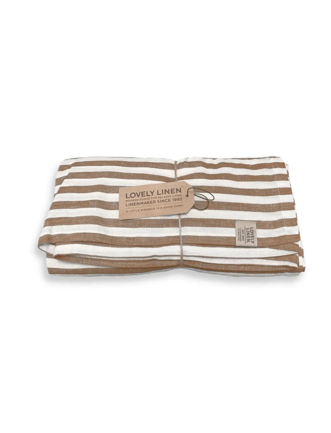 Lovely Linen Misty Tablecloth, 145X250, Brown, Køkkentekstiler > Duge Og Bordløbere, Unisex