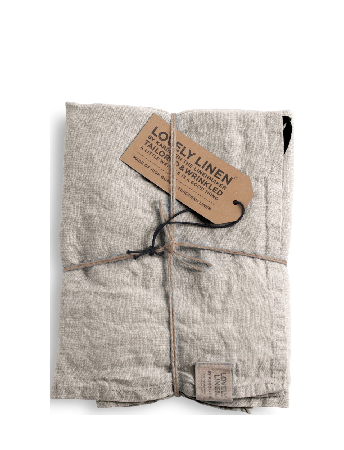 LOVELY LINEN Misty Kitchen Handtuch Grau - 45X70CM - Unisex