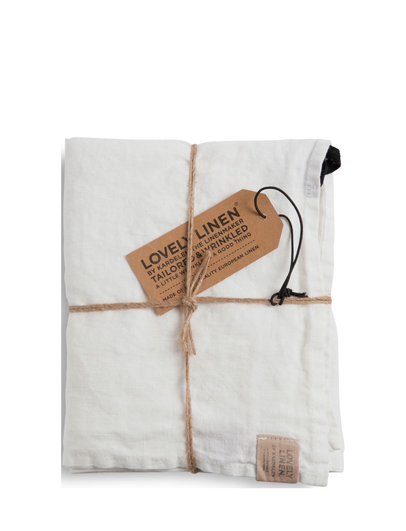 LOVELY LINEN Misty Kitchen Handtuch Weiß - 45X70CM - Unisex