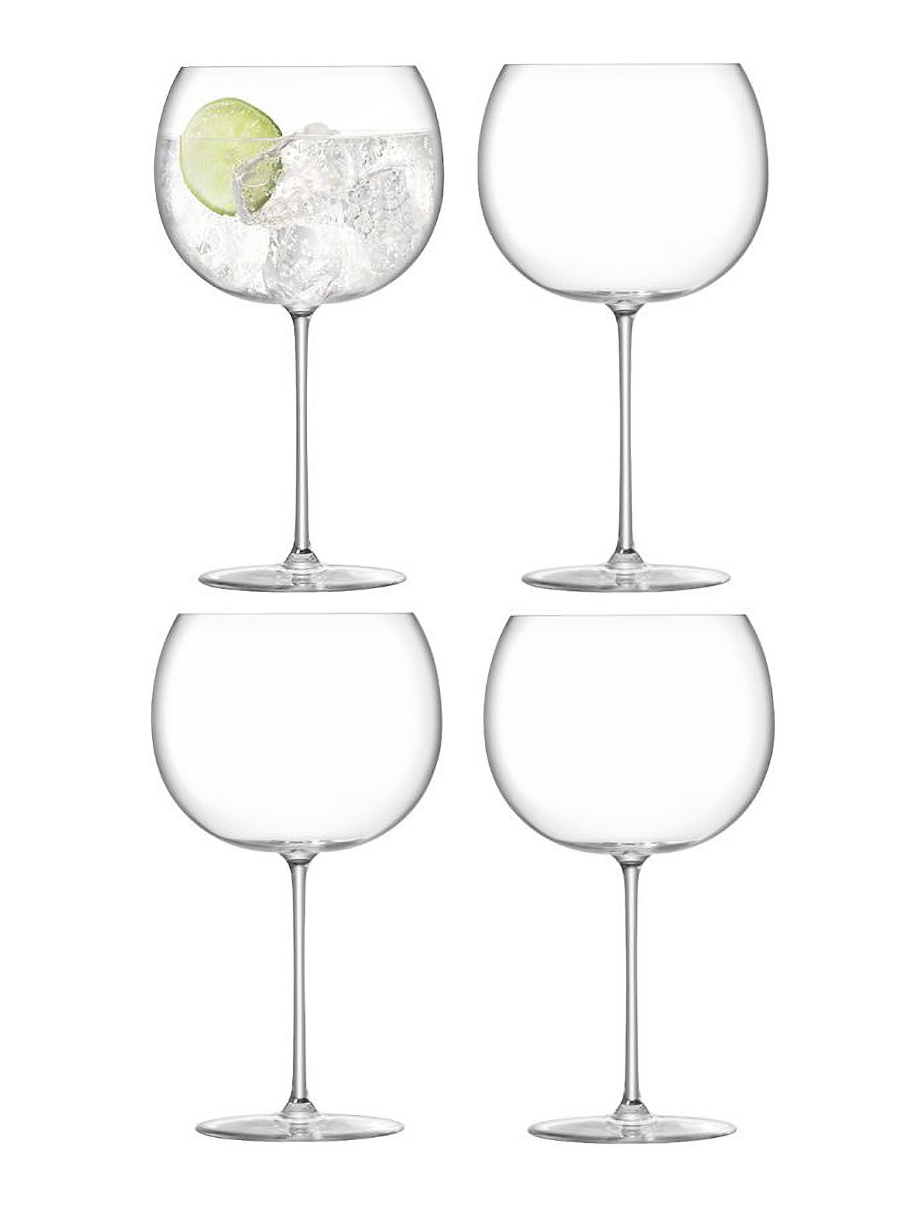 Borough Balloon Glass Set 4 Home Tableware Glass Cocktail Glass Nude LSA International