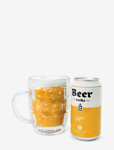 Beer Socks Lager - presentbox underkläder - yellow