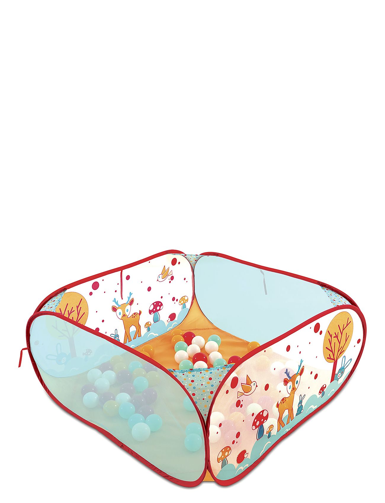 Play Pen With Balls - Forest Patterned Ludi