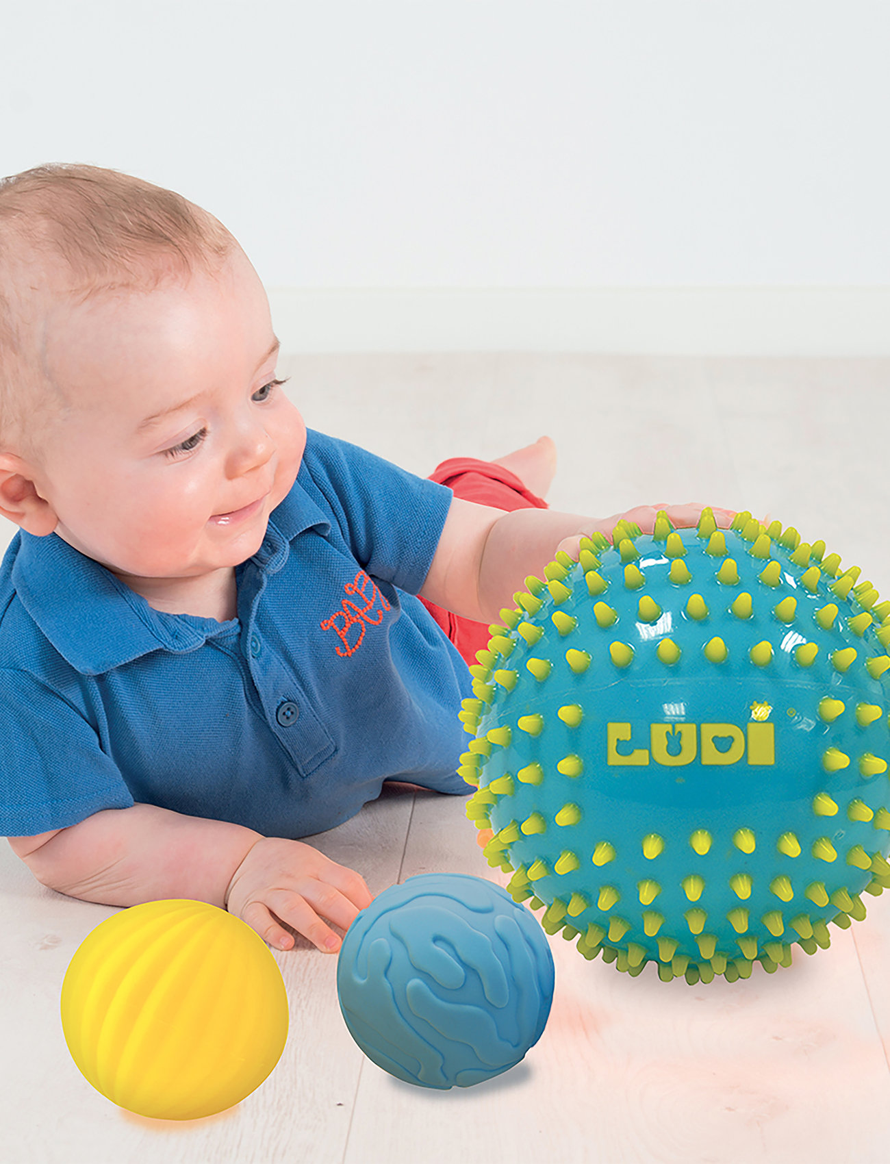 Ludi Sensory Ball Set, One Size, Blue, Educational Legetøj > Activity Legetøj, Børn