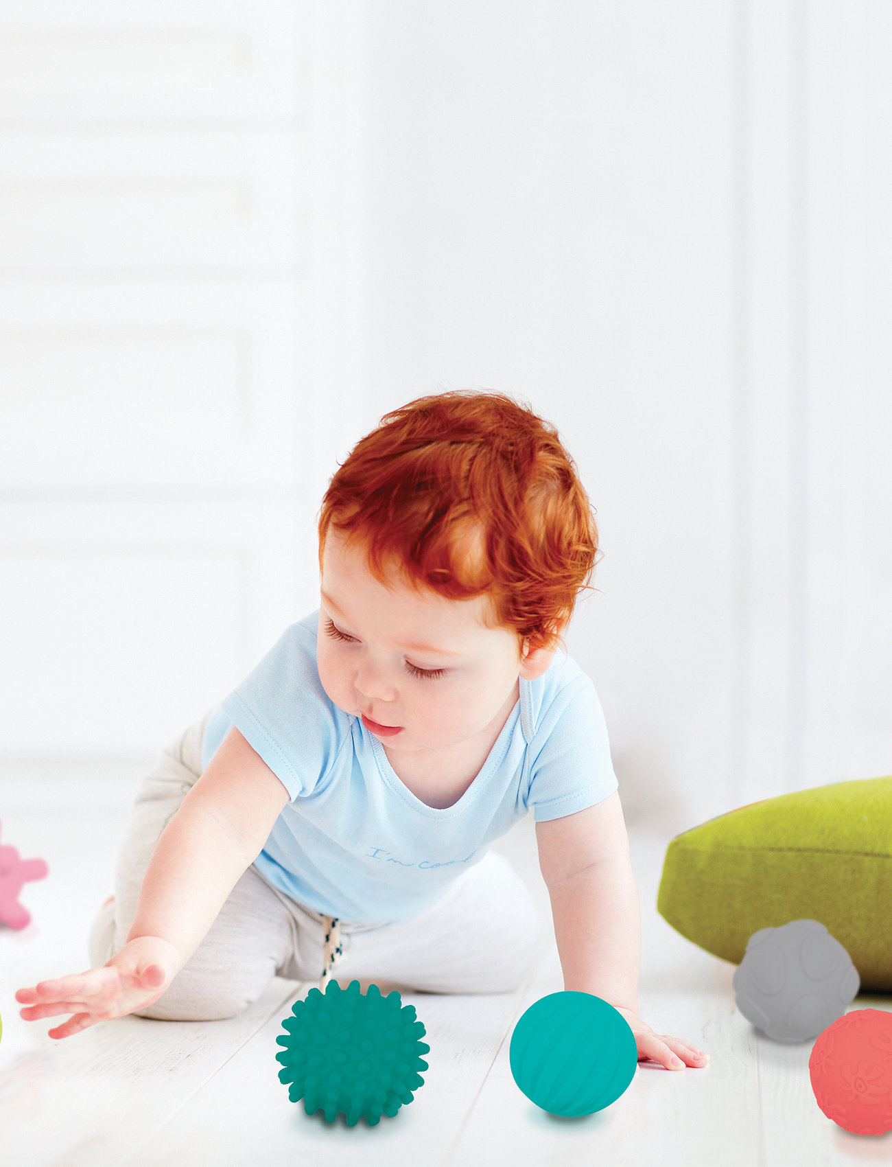 Ludi Sensory Balls - 8 Pcs, One Size, Multi/patterned, Educational Legetøj > Activity Legetøj, Børn
