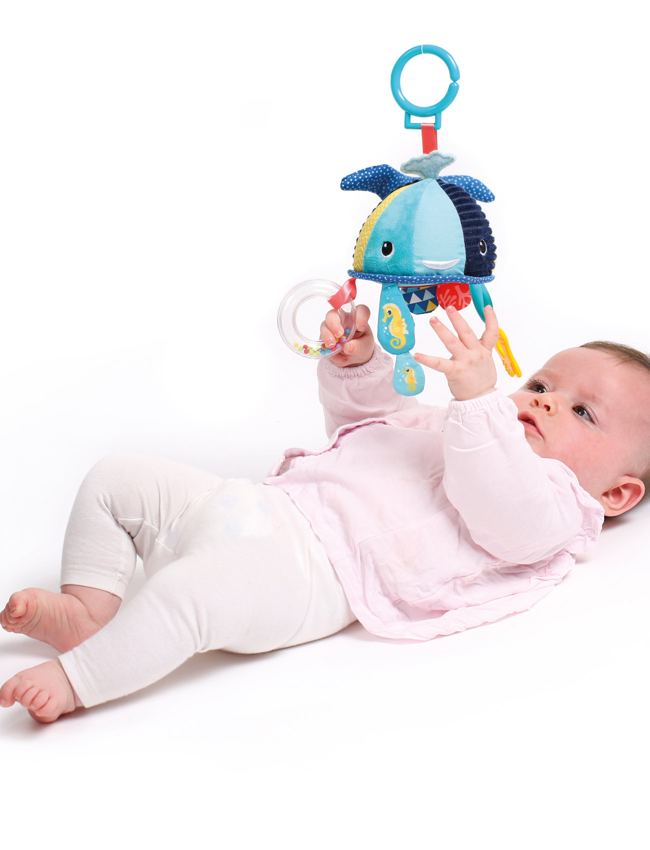 Ludi Activity Hanger - Whale, One Size, Blue, Legetøj > Baby Legetøj, Børn