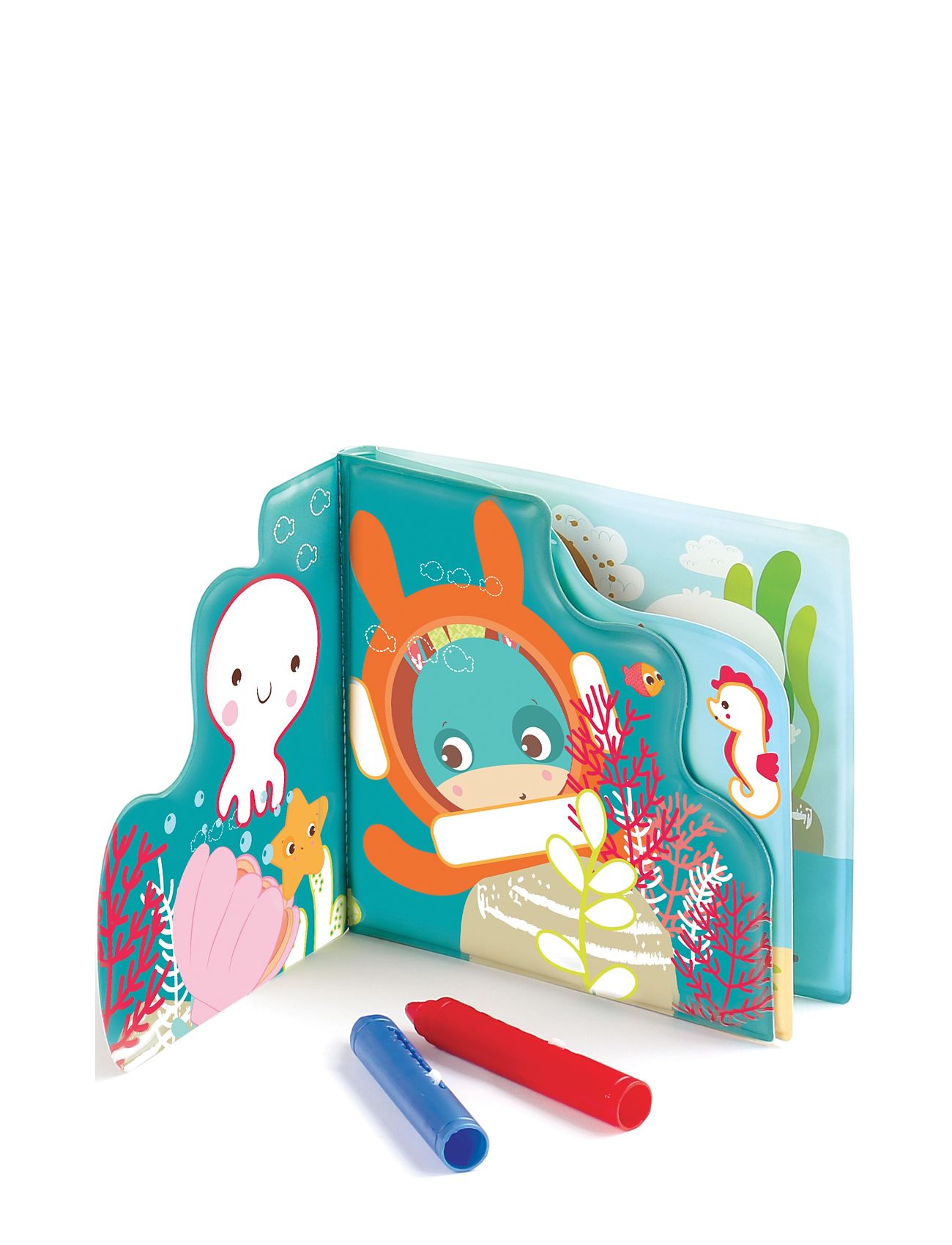 Bath Coloring Book Toys Bath & Water Toys Bath Toys Multi/patterned Ludi