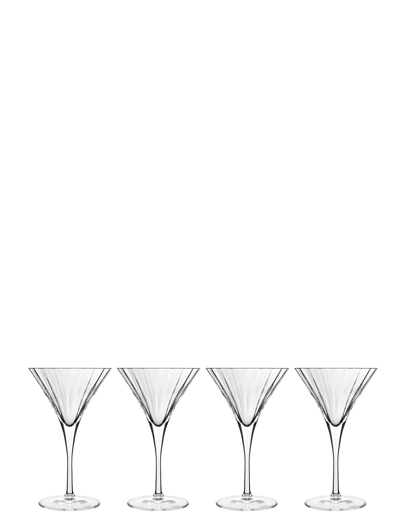 Martiniglas/Cocktailglas Bach 4 Stk. Home Tableware Glass Cocktail Glass Nude Luigi Bormioli