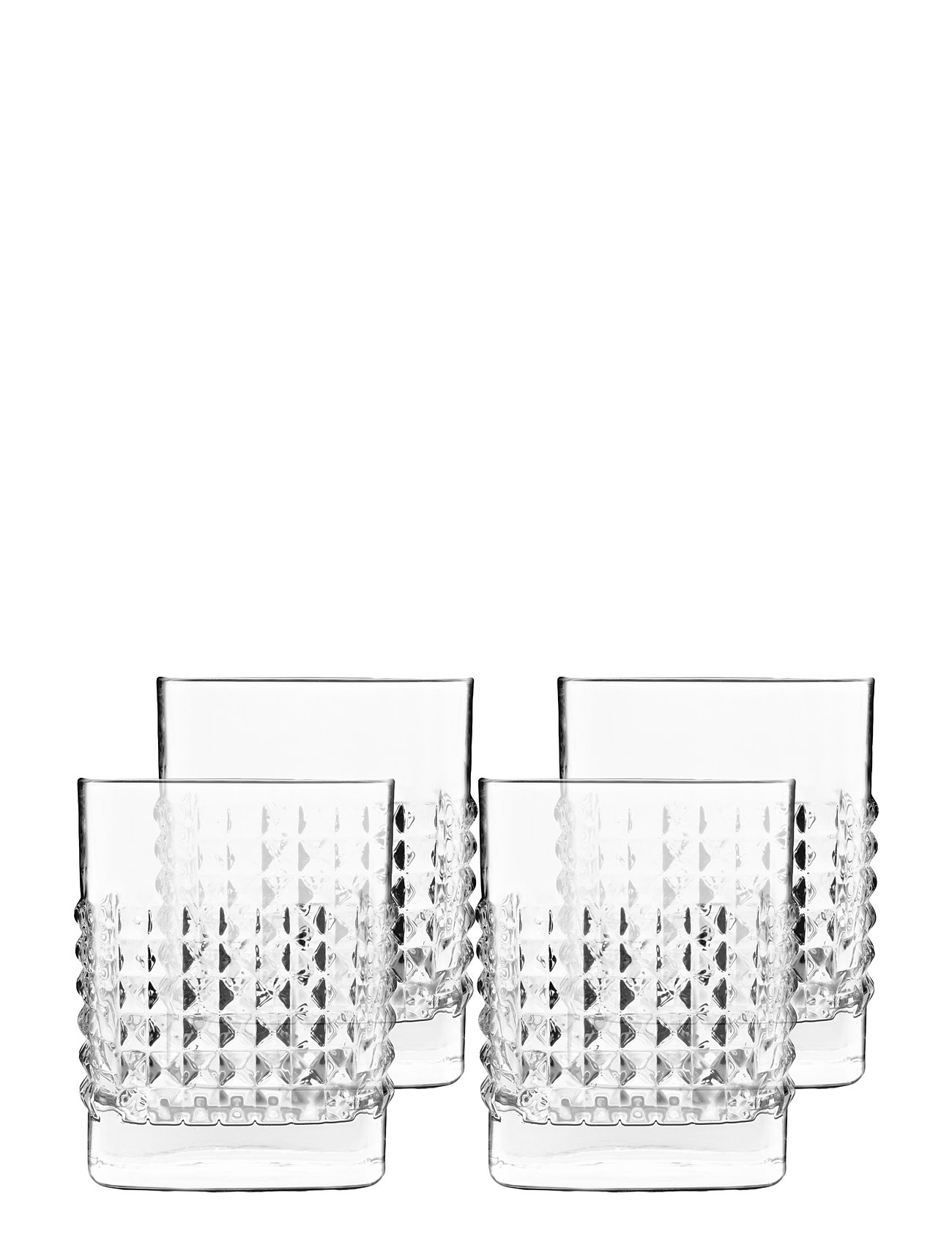 Vandglas/Whiskyglas Mixology Elixir 38 Cl 4 Stk. Home Tableware Glass Drinking Glass Nude Luigi Bormioli