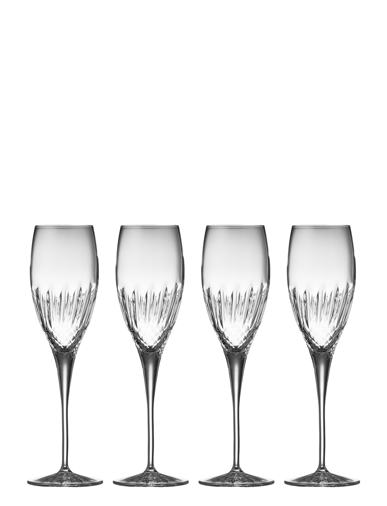 Champagneglas Diamante Home Tableware Glass Champagne Glass Nude Luigi Bormioli