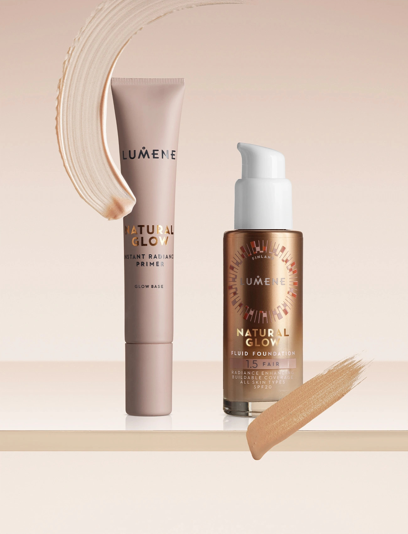 LUMENE Natural Glow Instant Radiance Primer, 20 ml, Nude, Ansigt > Ansigtsprimer, Dame
