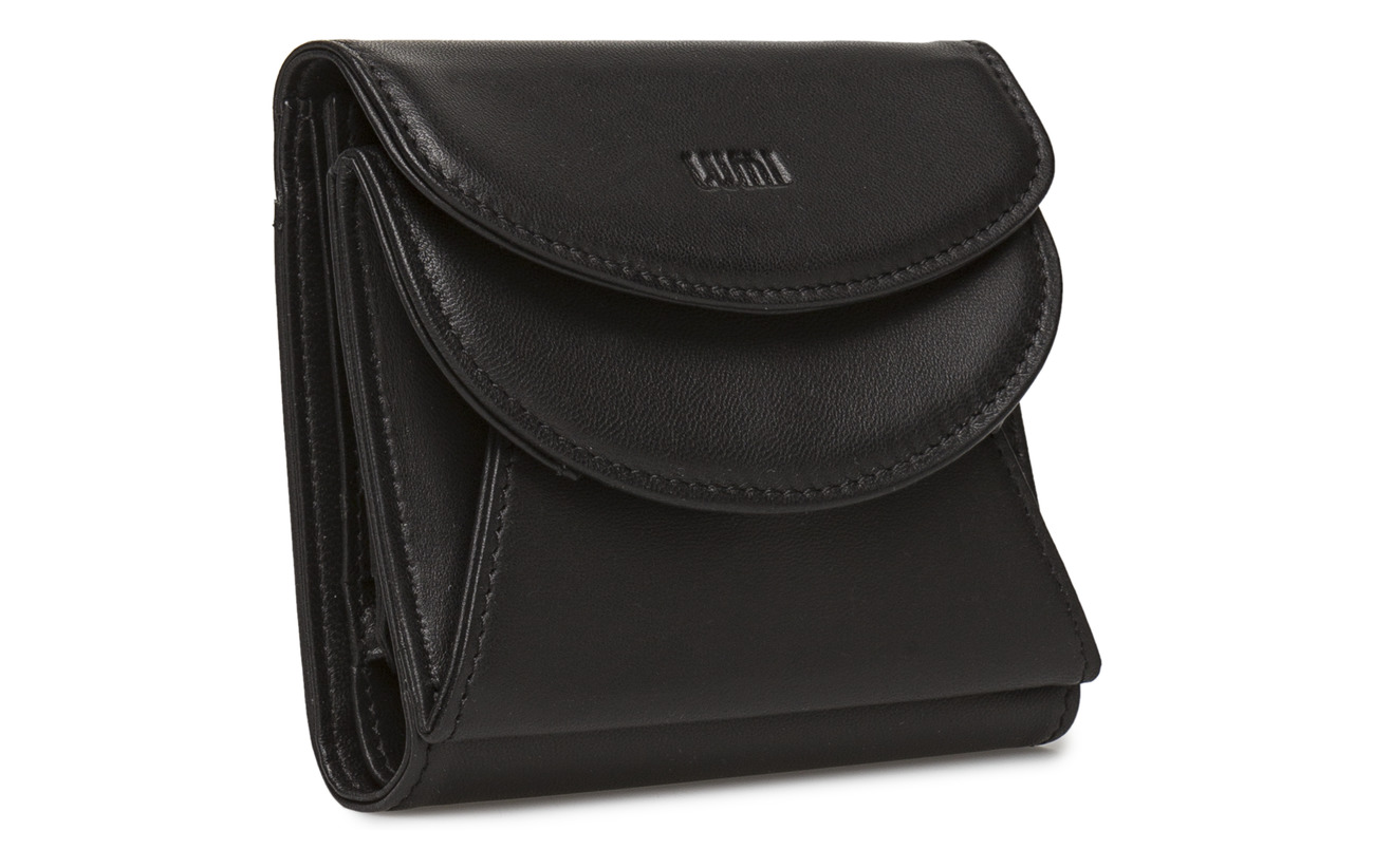 black Intérieure Lumi 100 Équipement Trifold Polyester Napa Cuir Brillo Sheep Viivi Doublure Wallet Black IIYAw