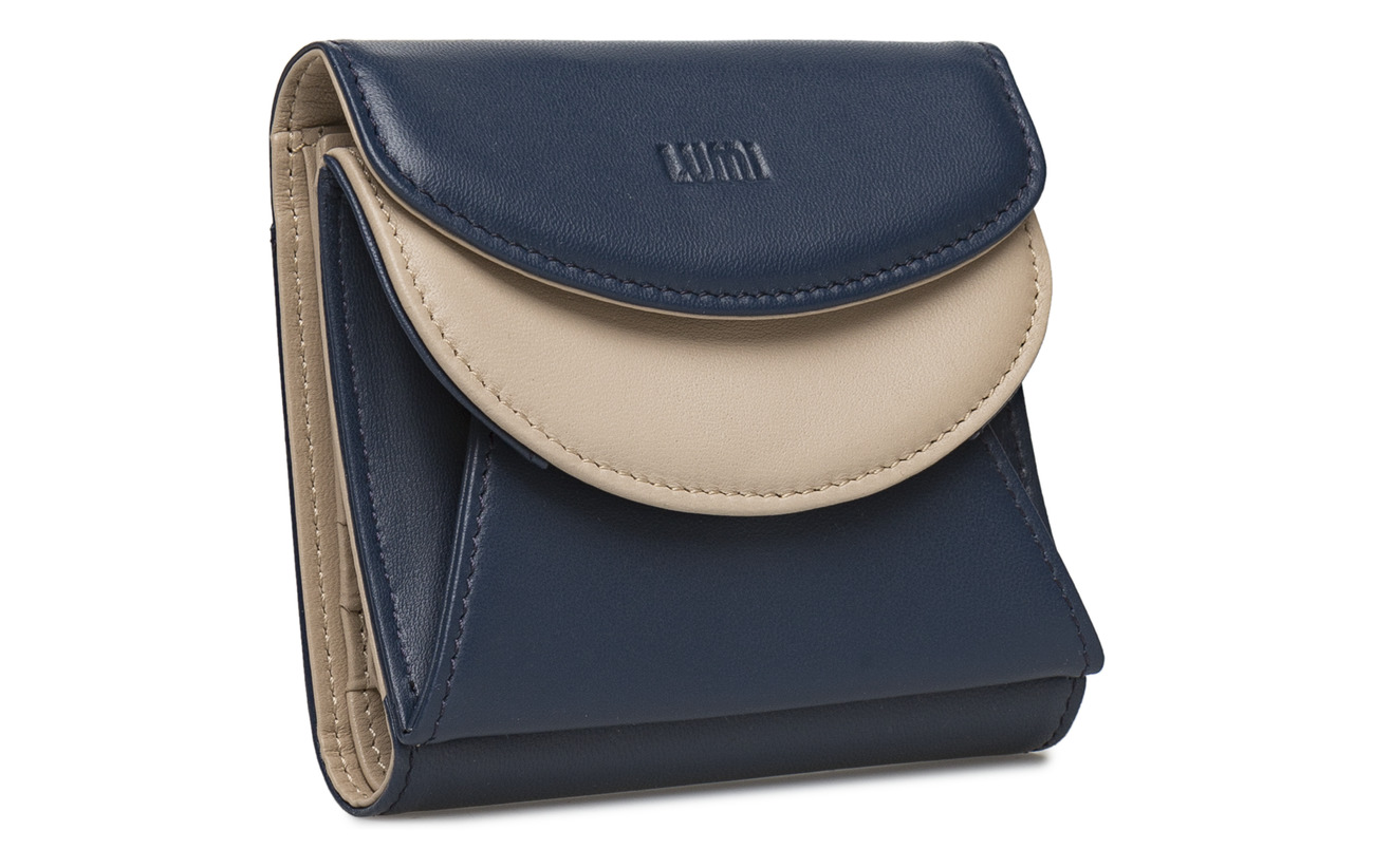 black Intérieure Lumi 100 Équipement Trifold Polyester Napa Cuir Brillo Sheep Viivi Doublure Wallet Black IIYAw