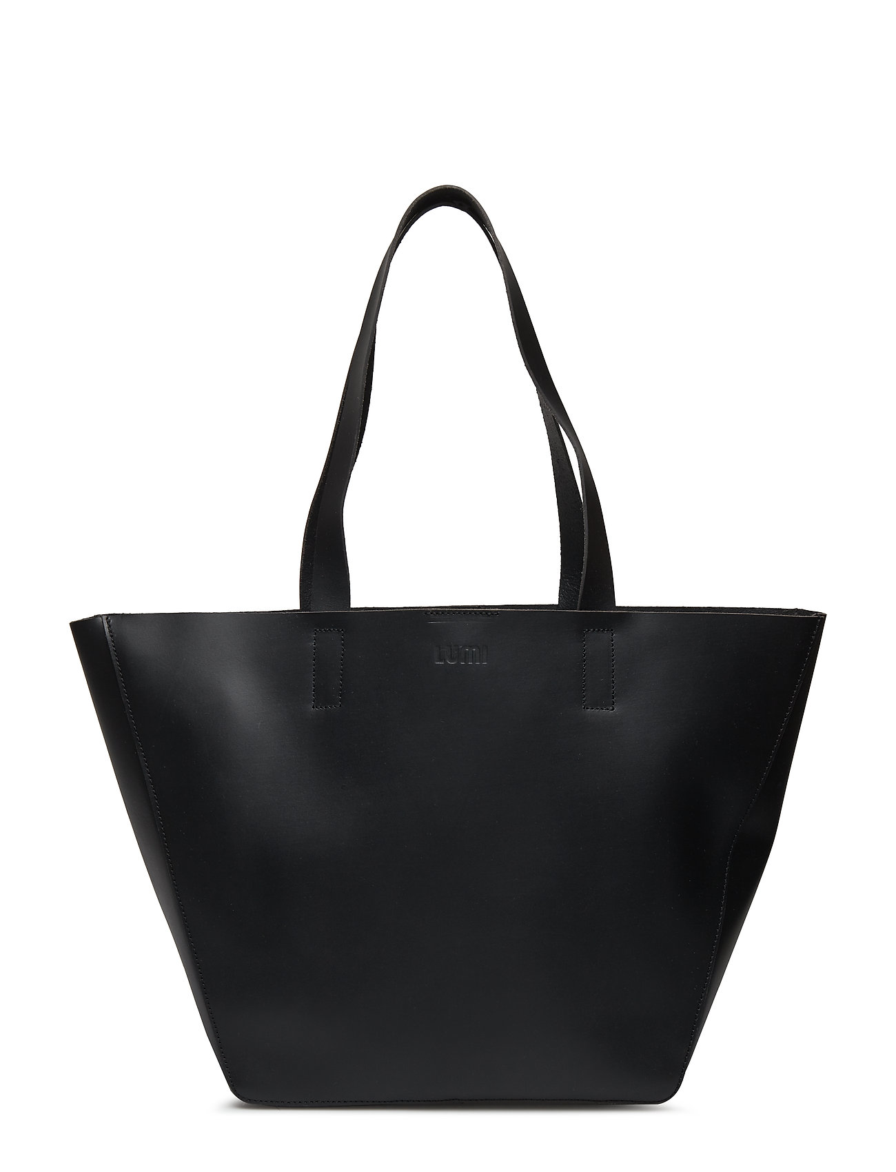 Alma East West Tote Shopper Tas Zwart Lumi lumi kopen in de aanbieding