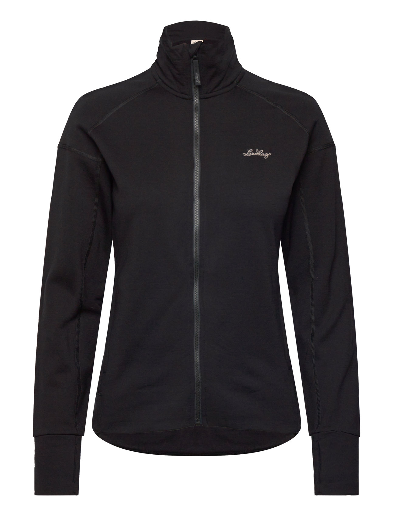 Lundhags Ullto Merino Ws Full Zip Svart