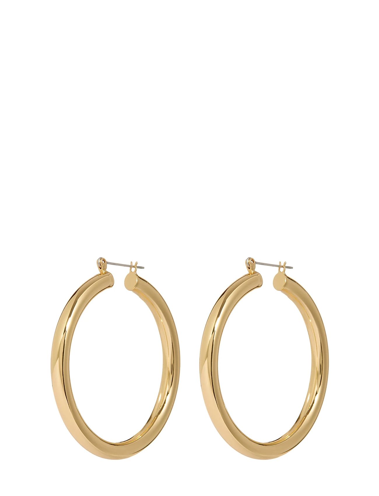 The Amalfi Tube Hoops-14K Antique Gold Gold LUV AJ