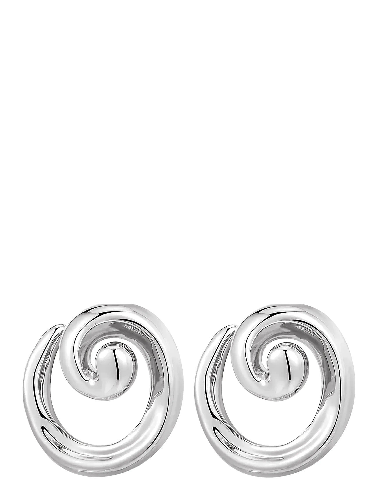 LUV AJ The Seashell Coil Studs- Silber Silber - One Size - Damen