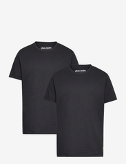 Lyle & Scott Junior - 2 Pack Lounge T Shirt - t-shirt uni à manches courtes - black - 0