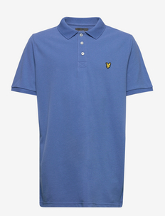 Classic Polo Shirt Oil Blue - kortærmede poloer - star sapphire