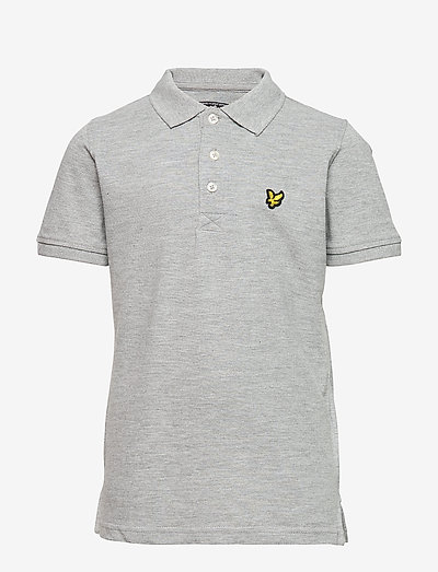 Junior Boys Lyle and Scott Classic Jog Pant in Grey Heather-Ribbed Cuffs and Wai 