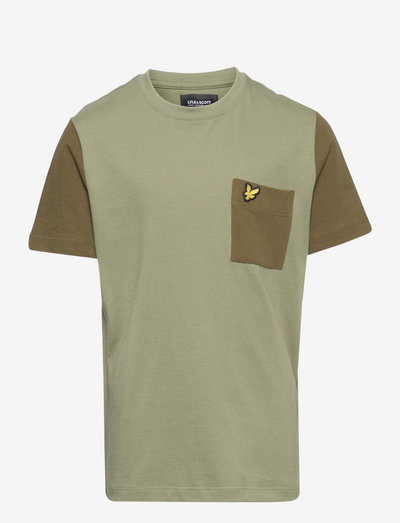 Colour Block Tee - t-shirts à manches courtes - oil green