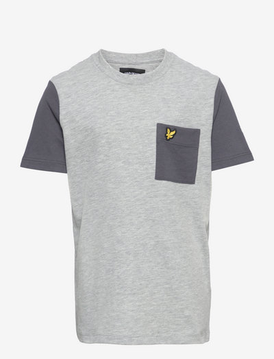 Colour Block Tee - t-shirts à manches courtes - vintage grey heather