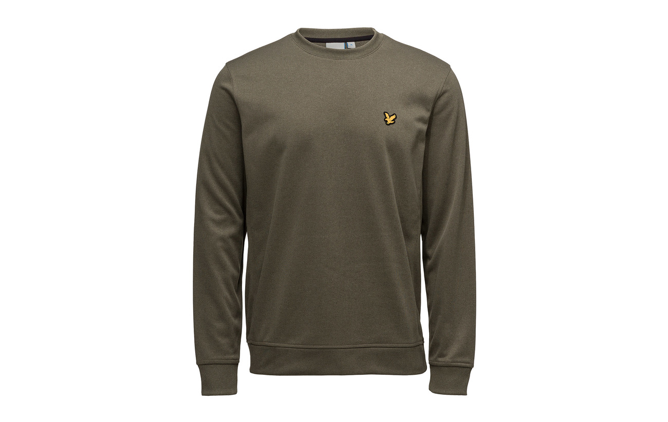 Grey Mid Fleece amp; Crew Marl Lyle Scott Braid Sport qFvZx10n
