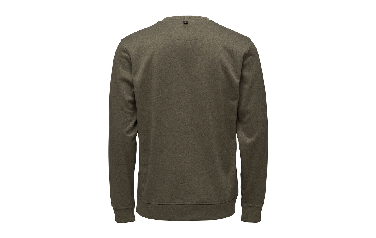 Grey Mid Fleece amp; Crew Marl Lyle Scott Braid Sport qFvZx10n