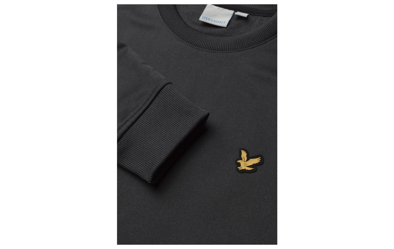 Grey Mid Fleece amp; Crew Marl Lyle Scott Braid Sport qFvZx10n