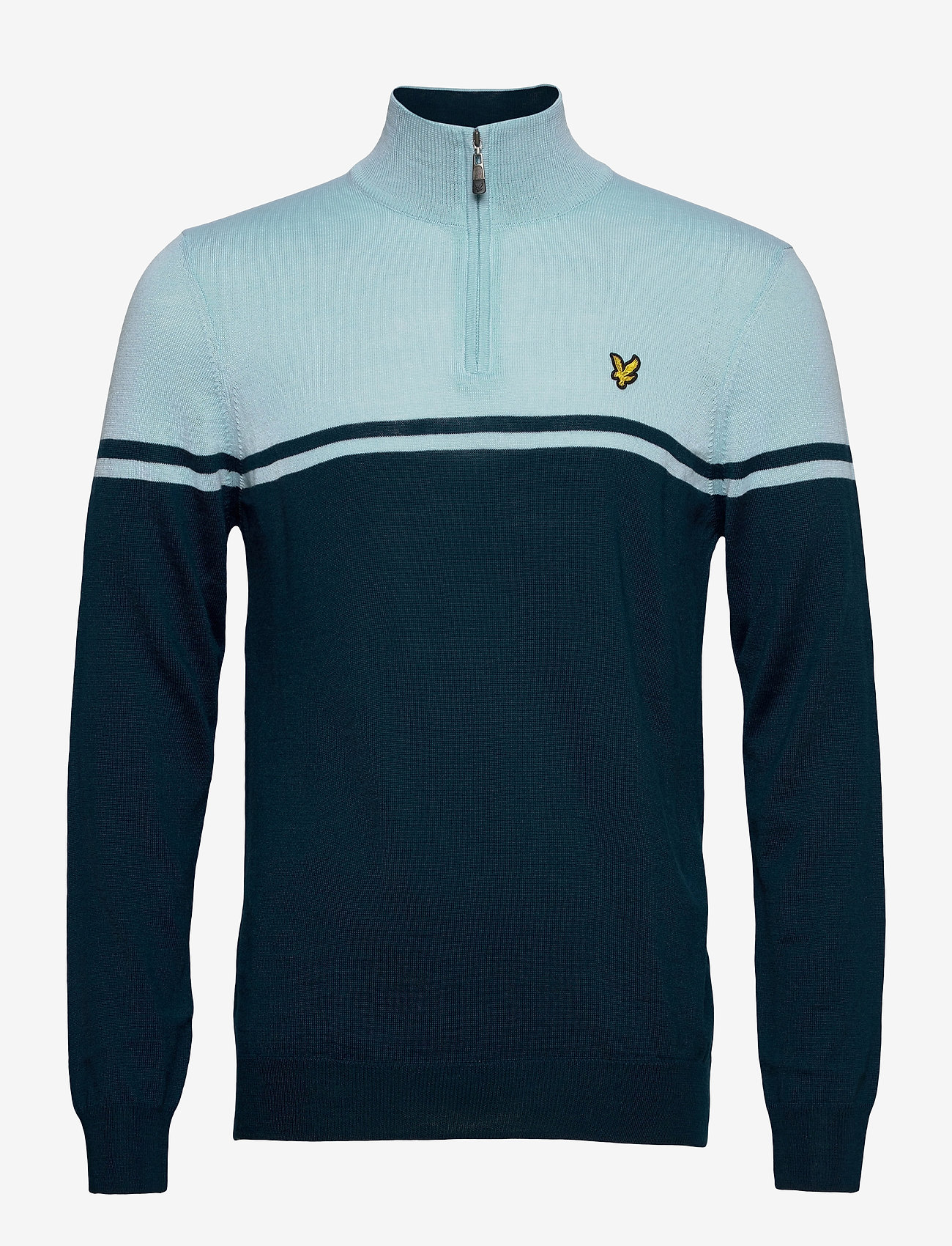 lyle & scott half zip sweater