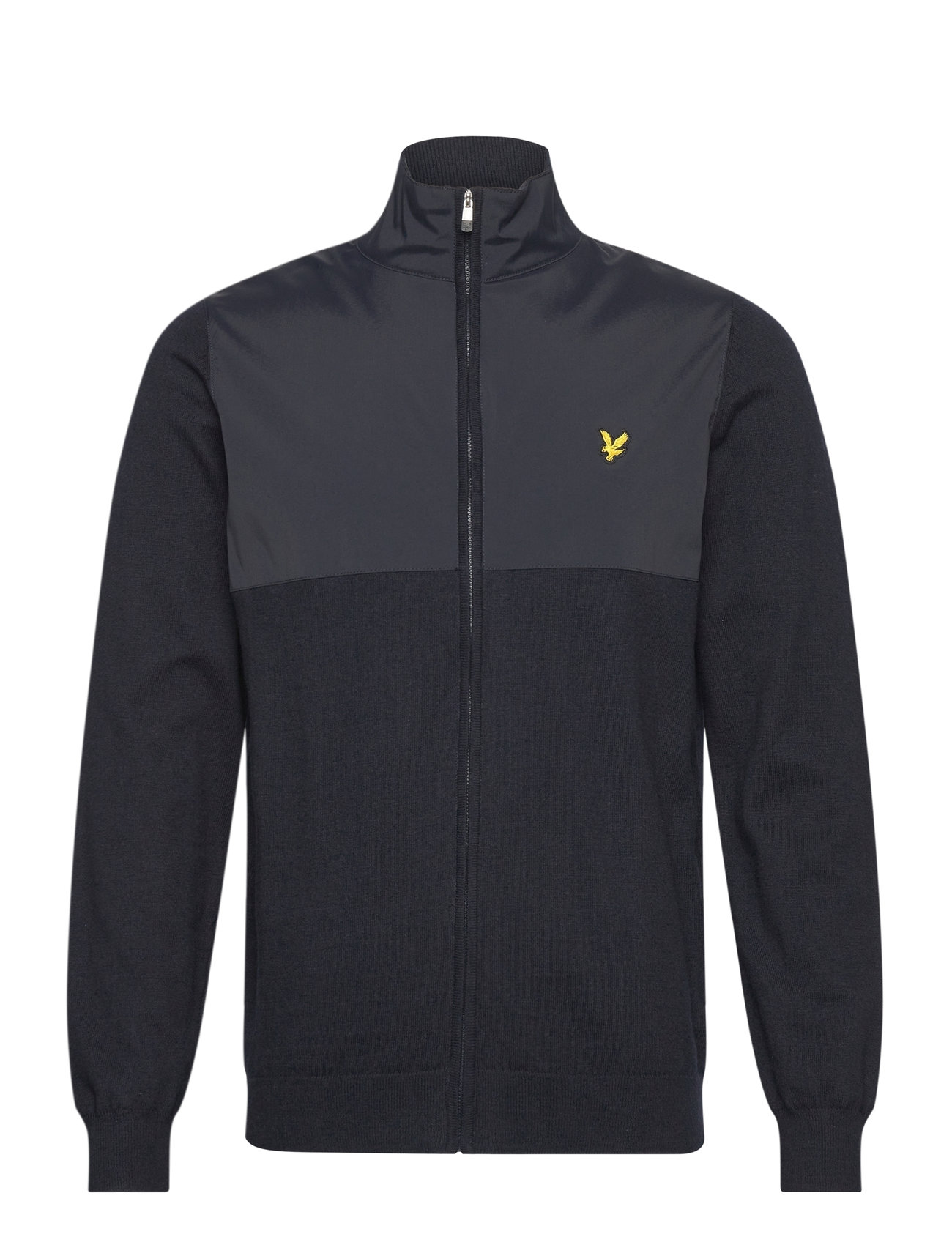 Overlay Full Zip Knit Navy Lyle & Scott Sport
