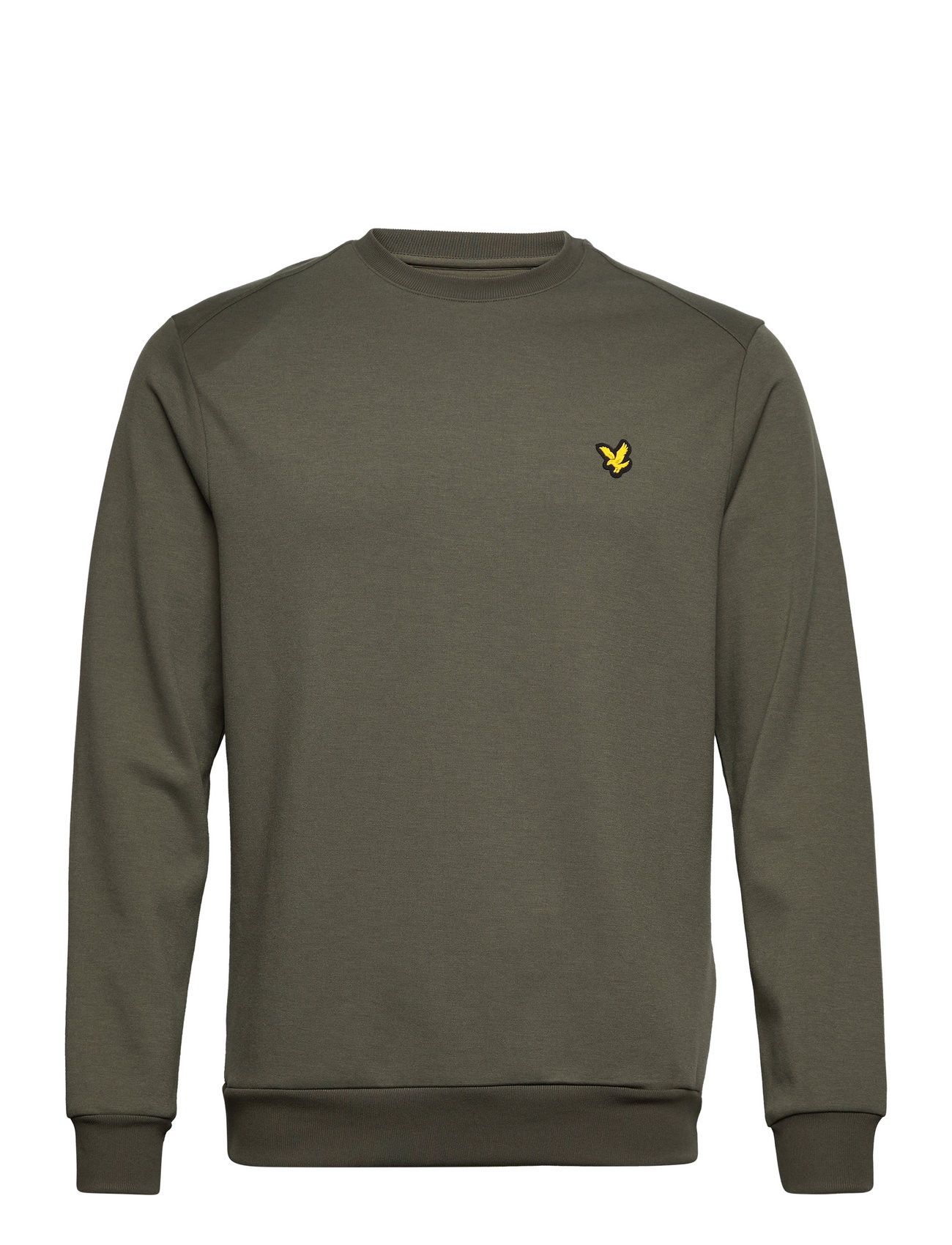 Crew Neck Fly Fleece Sport Sweatshirts & Hoodies Sweatshirts Khaki Green Lyle & Scott Sport