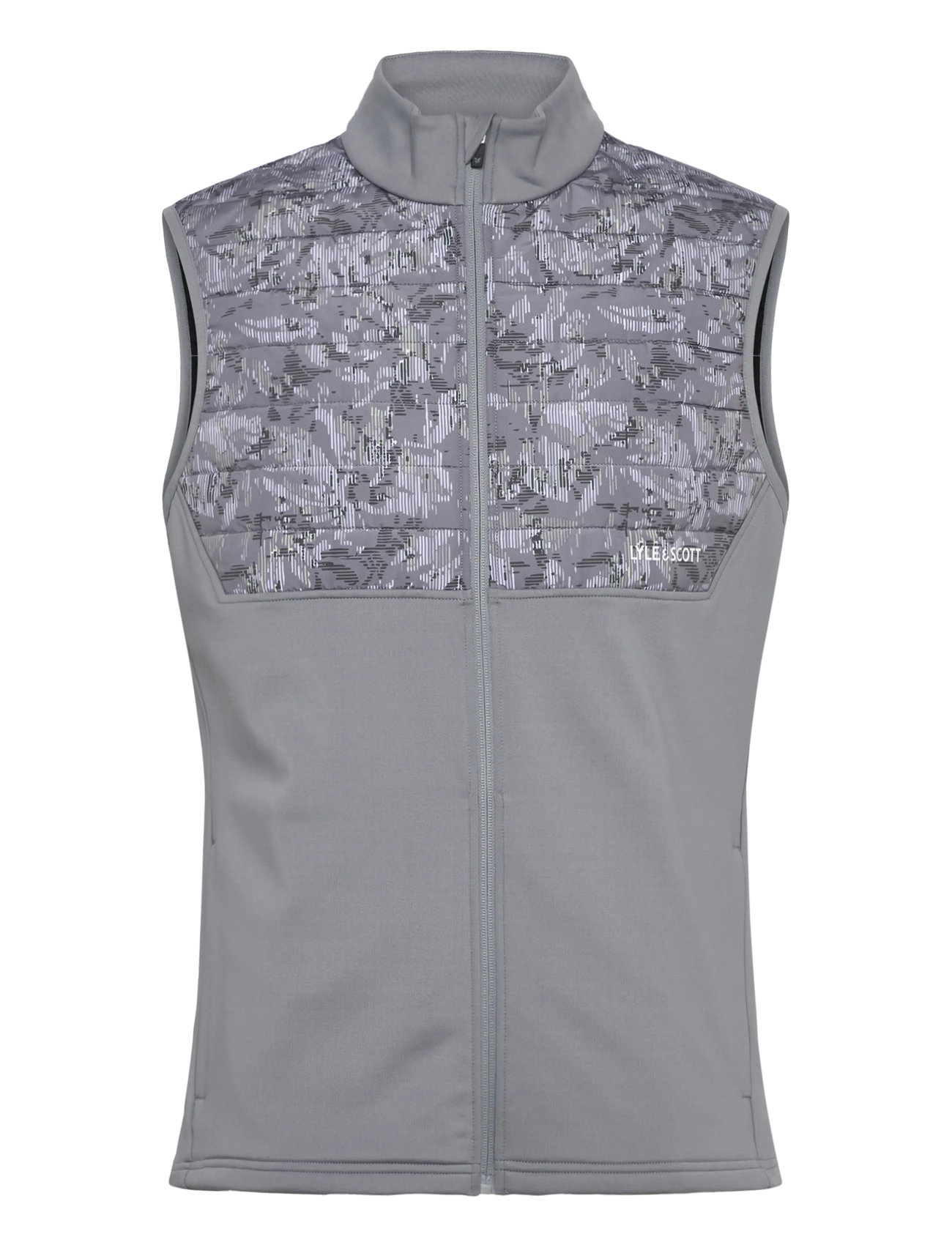 LYLE & SCOTT SPORT Golf Printed Windjammer Full Zip Vest Grau - XL - Herren
