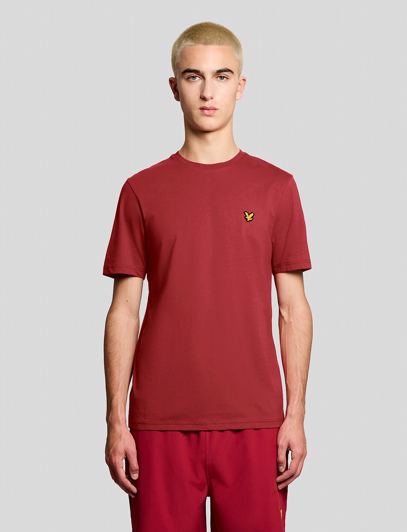 Lyle & Scott Sport Sports Short Sleeve T-Shirt, XXL, Burgundy, Sport Overdele > Sport T-shirts, Herre