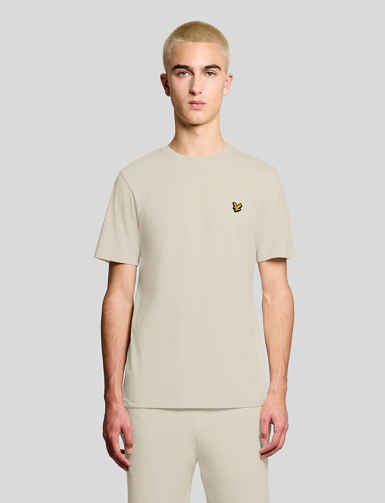 Lyle & Scott Sport Sports Short Sleeve T-Shirt, L, Cream, Sport Overdele > Sport T-shirts, Herre