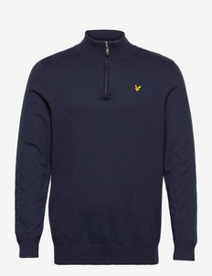 Branded 1/4 Zip Pullover - truien met halve rits - navy