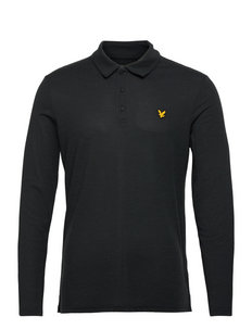 mens lyle and scott long sleeve polo