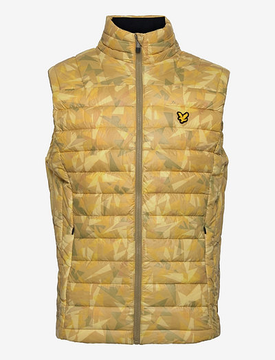 Lightweight Quilted Collar Gilet - spring jackets - bay green print