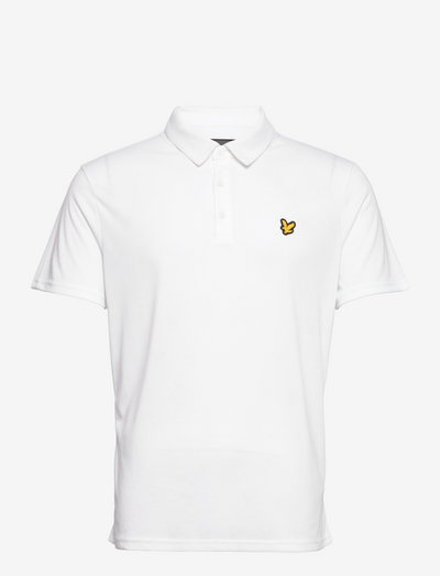 Jacquard Polo Shirt - polos - white