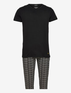 Haigman Nightwear Mens Sky Blue Long Sleeve Pyjama Set Suit with Trousers 